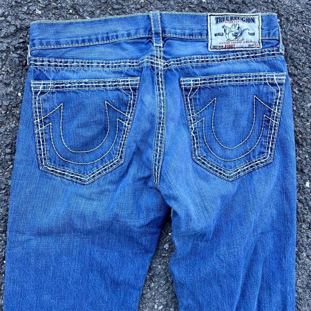 Y2K 2000s True Religion Bobby jeans size 36"